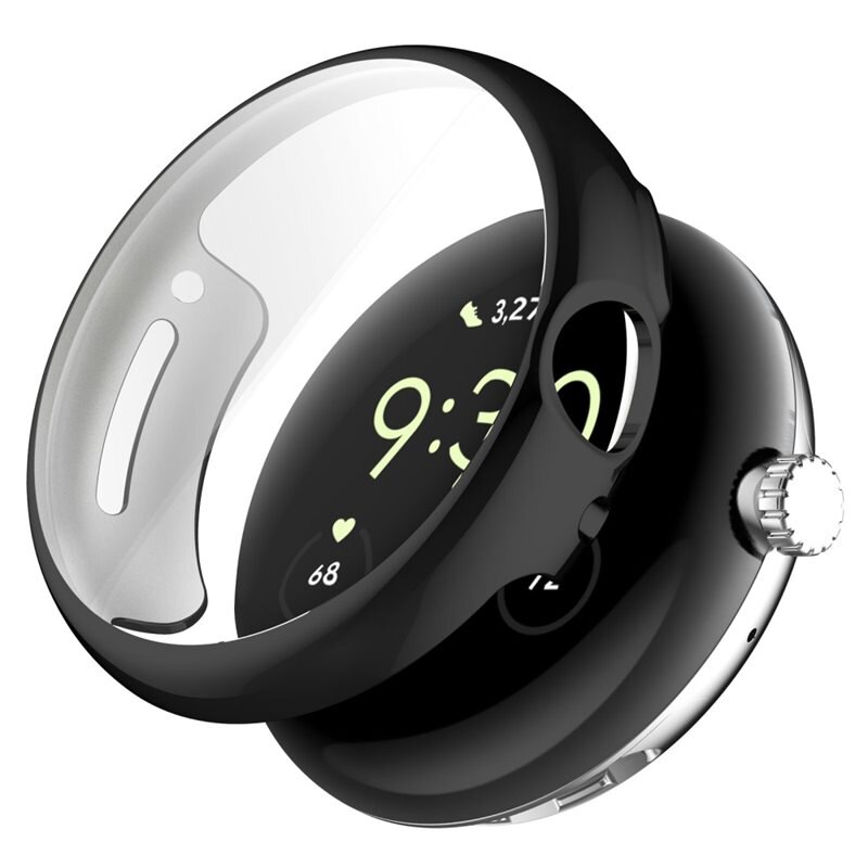 Full Protection Case Google Pixel Watch 3 45mm Black - Deksel