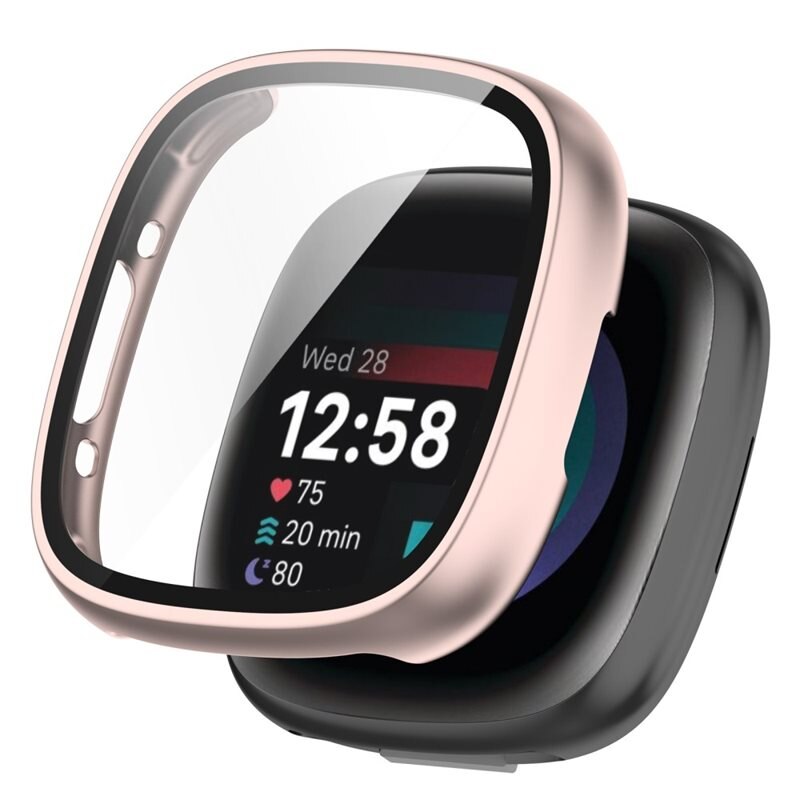 Full Cover Case Fitbit Versa 4 Rosegull - Deksel