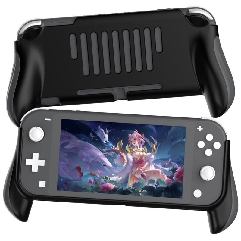 Ergonomic Handle Deksel Nintendo Switch Lite grå - Deksel