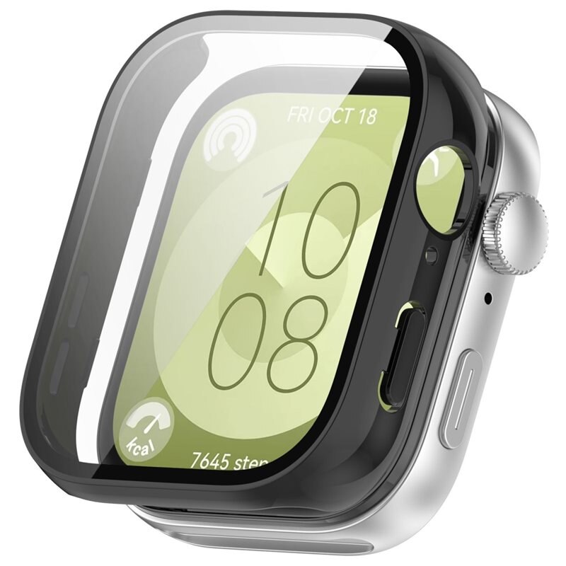 Full Cover Case Huawei Watch Fit 3 Svart - Deksel