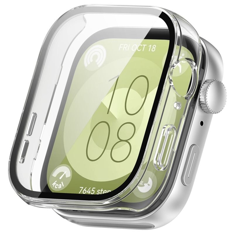 Full Cover Case Huawei Watch Fit 3 Gjennomsiktig - Deksel