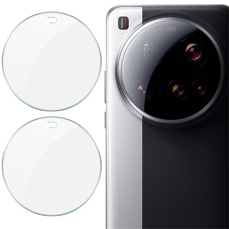 Imak 2-pack Herdet Glass Linsebeskyttelse Xiaomi 15 Ultra gjennomsiktig