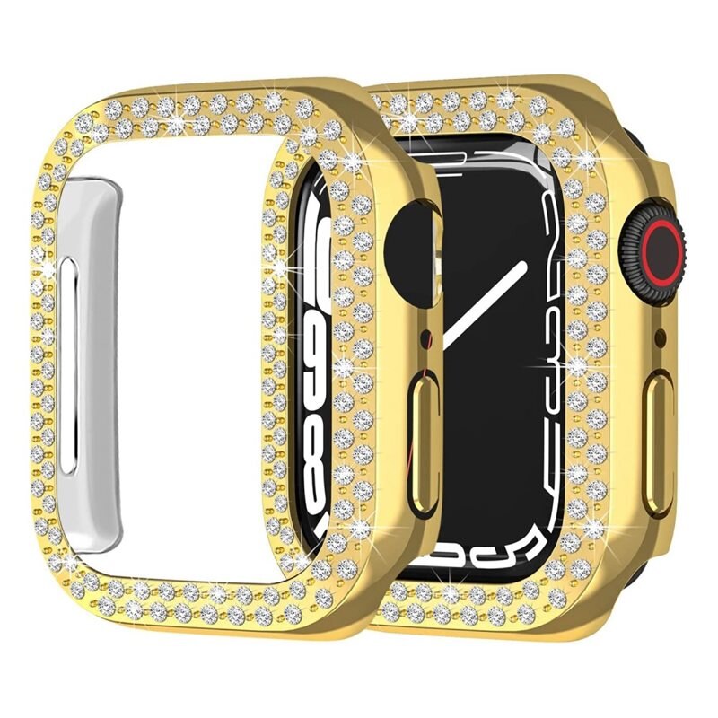 Apple Watch 40mm Rhinestone deksel gull