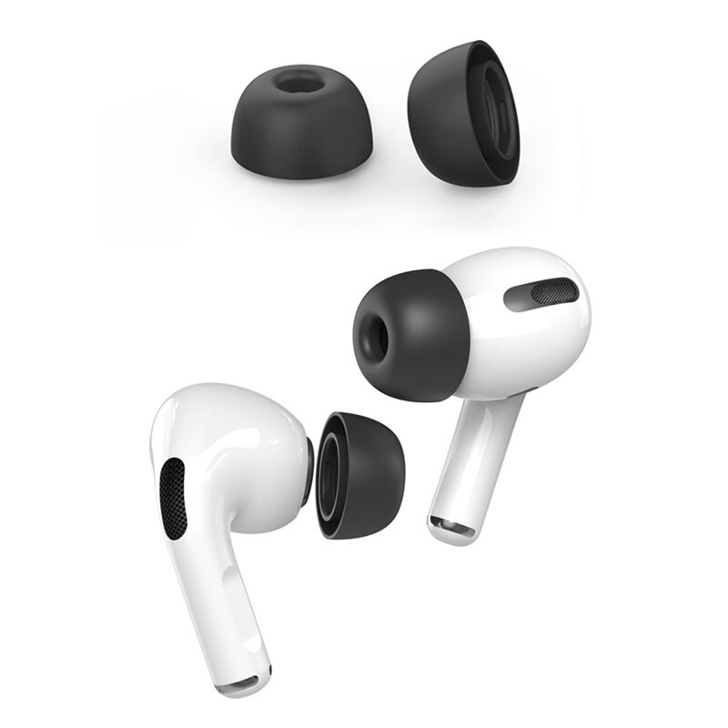 Ahastyle Ear Tips AirPods Pro 2 svart (Small) - Små ørepropper