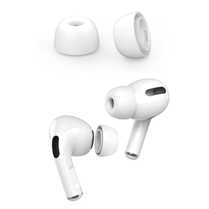 Ahastyle Ear Tips AirPods Pro 2 hvit (Medium) - Medium ørepropper