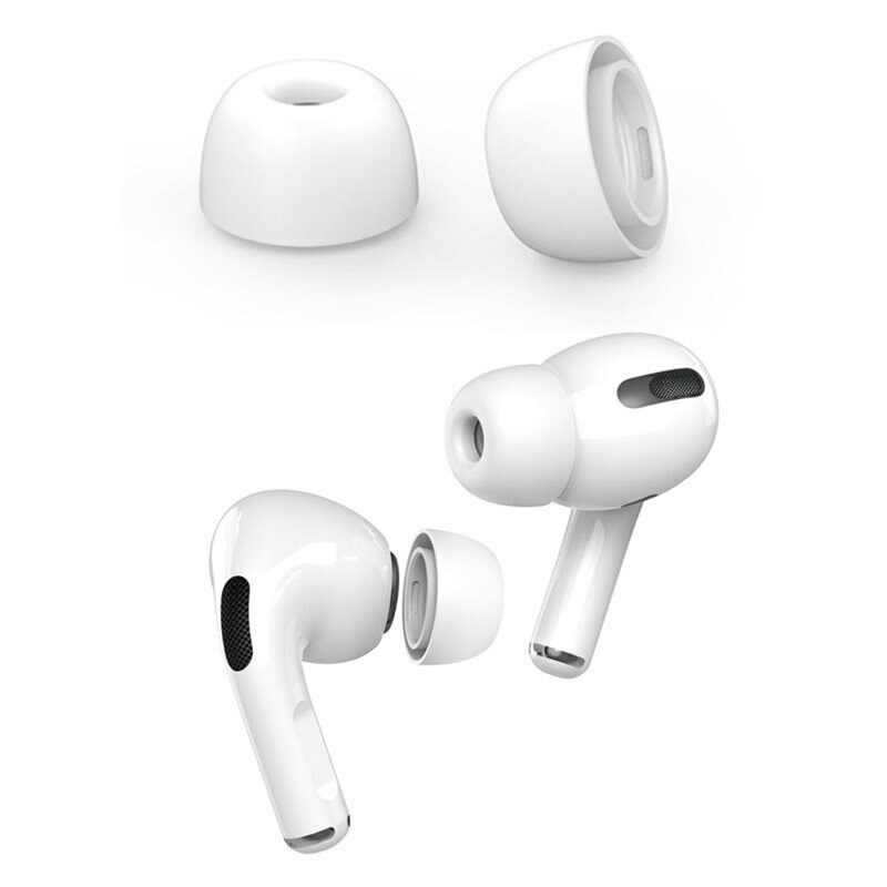 Ahastyle Ear Tips AirPods Pro 2 hvit (Large) - Store ørepropper