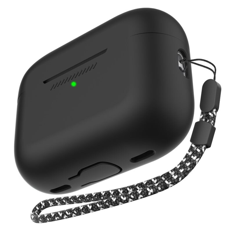 Ahastyle Active Silicone Case Apple AirPods Pro 2 svart - Silikondeksel