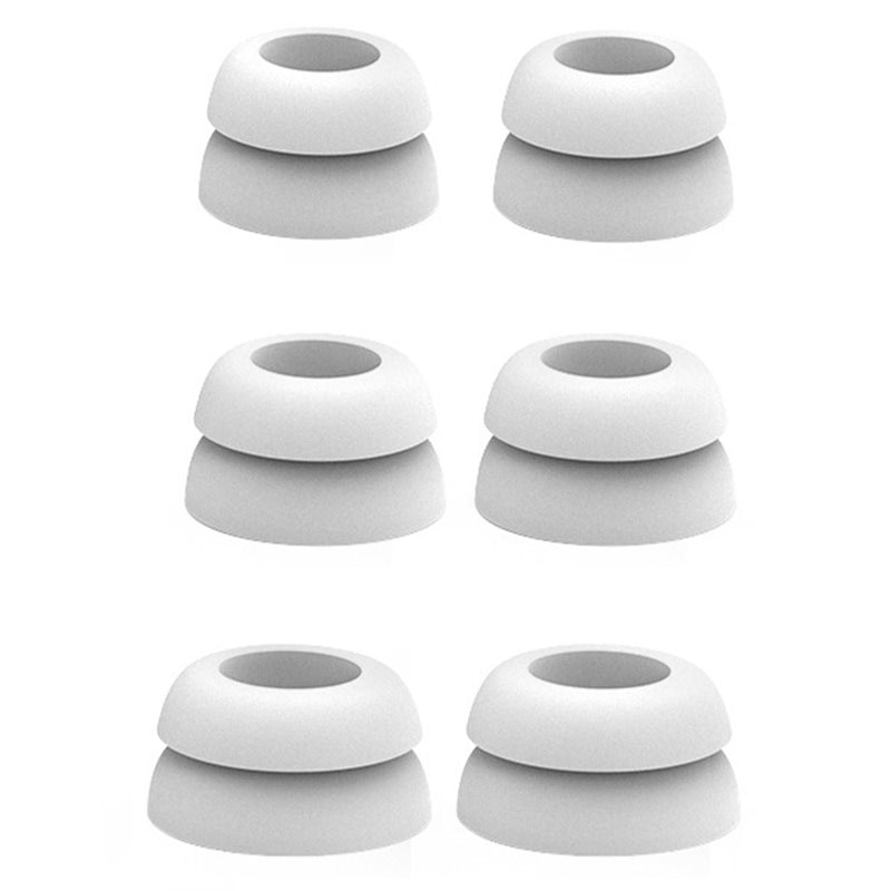 Ahastyle Soft Ear Tips (3-pack) Samsung Galaxy Buds Pro hvit - Myke ørepropper i 3-pakning