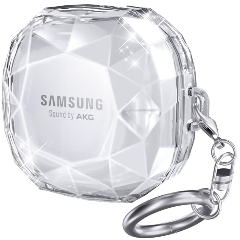 Ahastyle Diamond Case Samsung Galaxy Buds 2/2 Pro/Live/Pro gjennomsiktig - Gjennomsiktig deksel