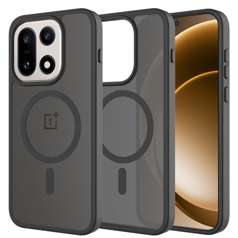 Mobique Magnetic Hybrid Deksel OnePlus 15 Frosted Black