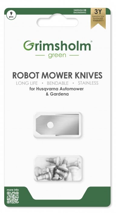 Grimsholm 9-pakning kniver til Gardena Sileno Life 700m2