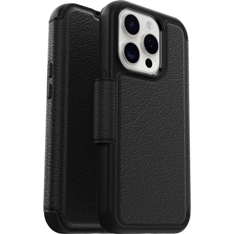 Otterbox Strada MagSafe Wallet Case iPhone 15 Pro Black