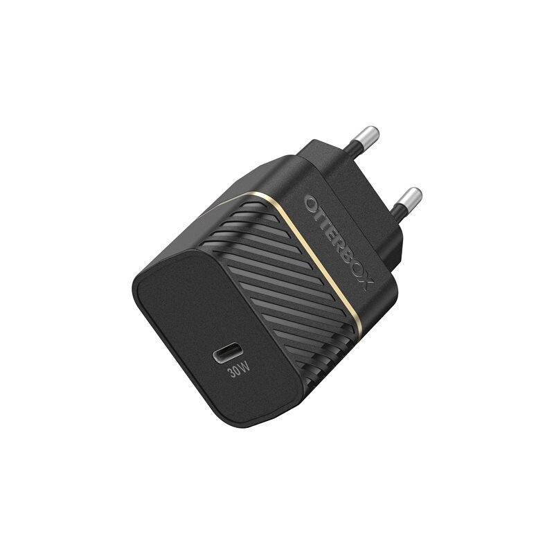 Otterbox Vegglader 30W USB-C PD Black - Vegglader USB-C - Power Delivery - Rask og effektiv lading