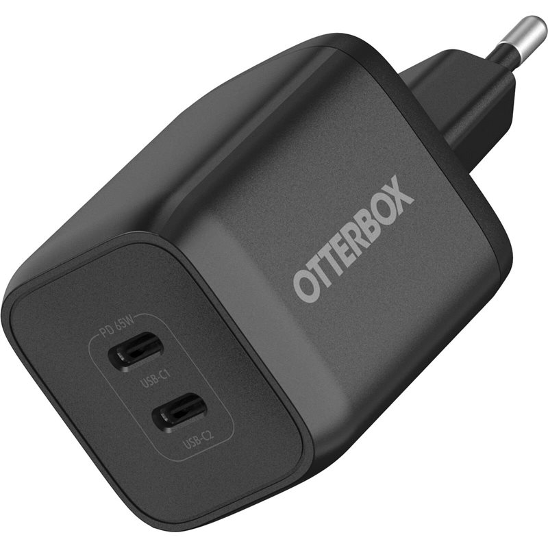 Otterbox Vegglader USB-C Dual Port 65W Black