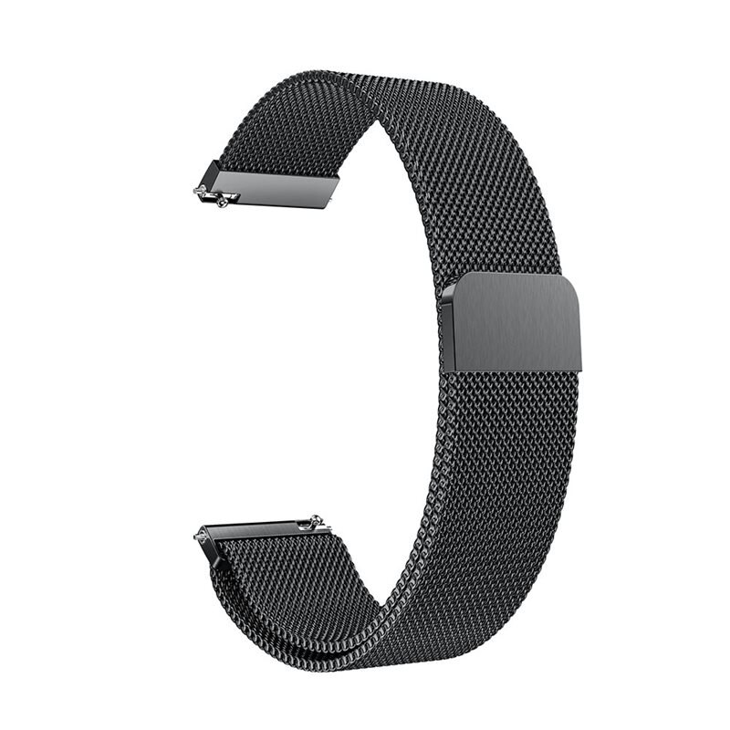 Polar Pacer Pro Reim Milanese Loop svart - Luksuriøst armbånd med magnetisk lukking - Rustfritt stål