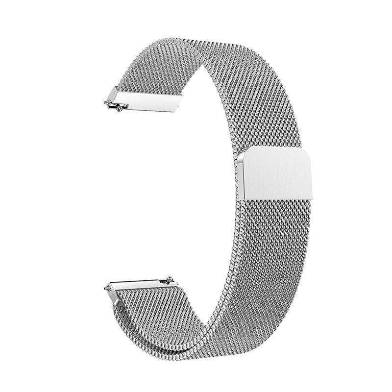 Polar Grit X Reim Milanese Loop Sølv - Luksuriøst armbånd med magnetisk lukking - Rustfritt stål