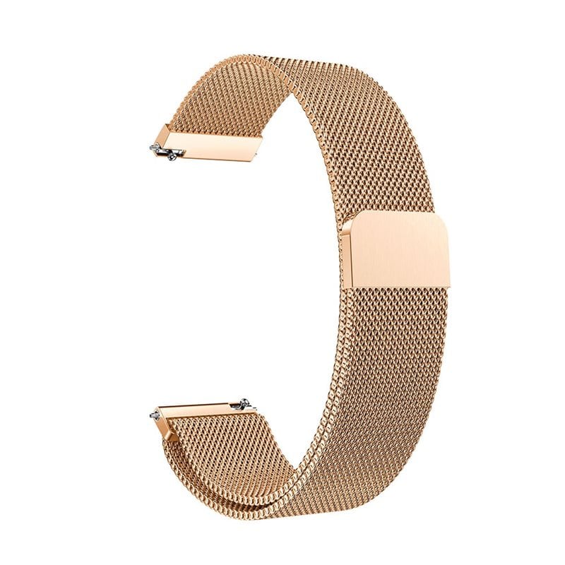 Polar Vantage M2 Reim Milanese Loop Rosegull - Luksuriøst armbånd med magnetisk lukking - Rustfritt stål