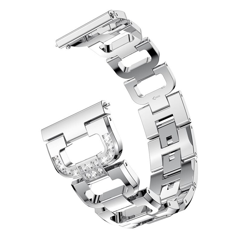 Rhinestone Bracelet Polar Ignite 3 sølv - Klokkereim