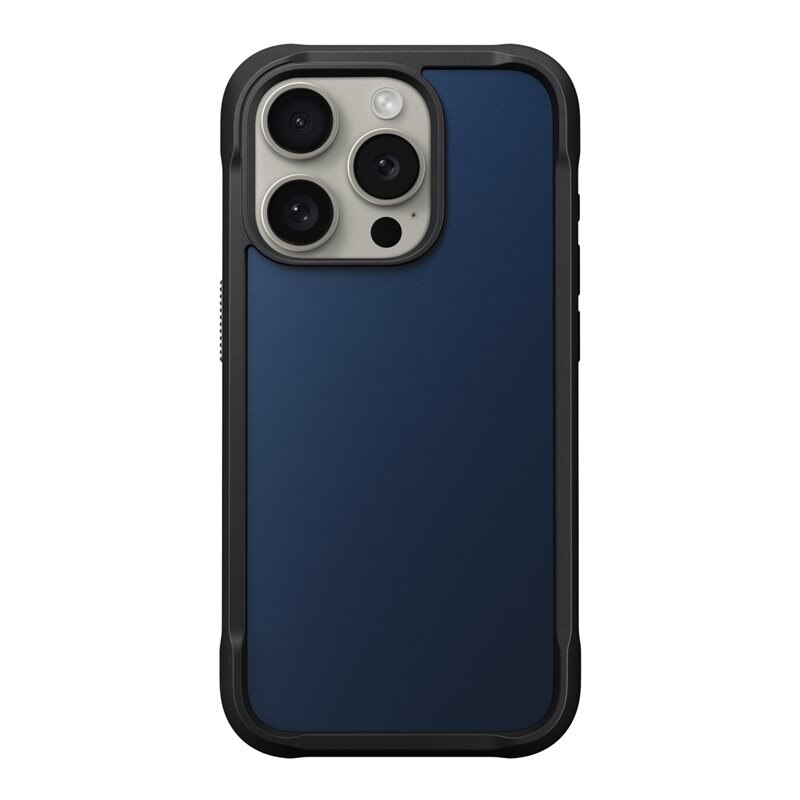 Nomad iPhone 15 Pro Rugged Case MagSafe Atlantic Blue - Deksel