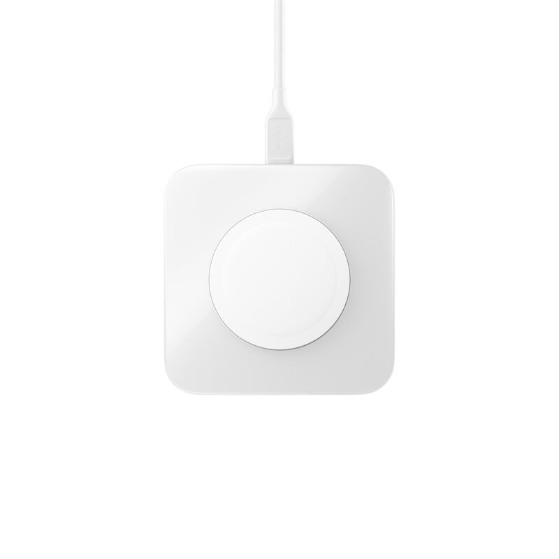 Nomad Base One Silver - Trådløs lader med MagSafe - Rask og enkel lading