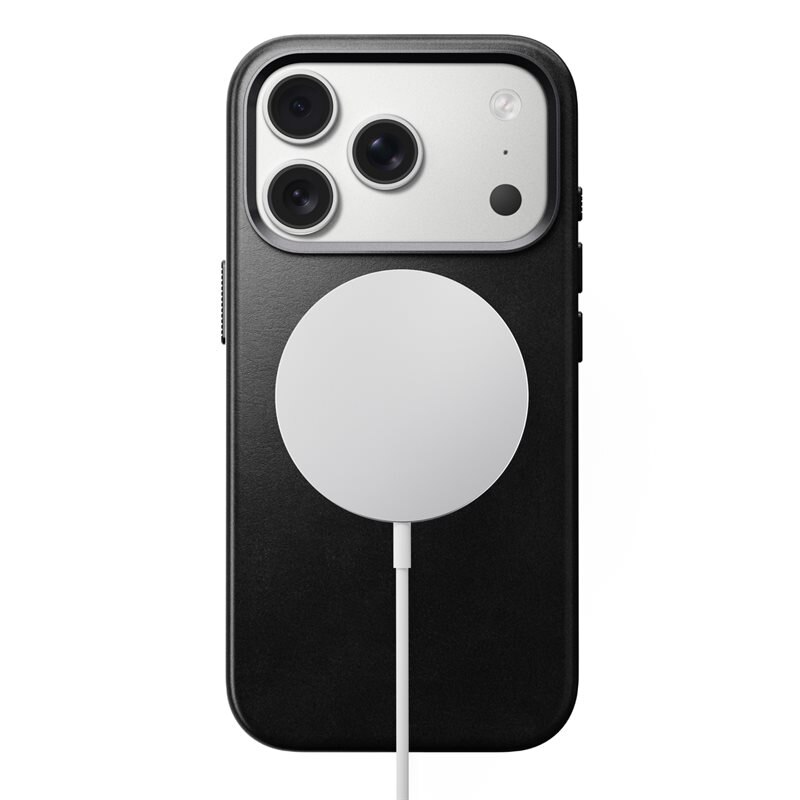 Nomad iPhone 17 Pro Traditional Horween Leather Case MagSafe Black