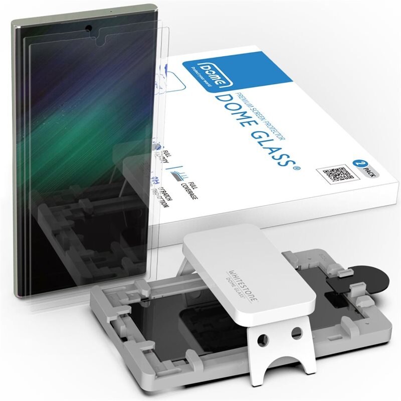 Dome Glass Screen Protector Samsung Galaxy S23 Ultra (2-pack) - Herdet glass skjermbeskytter