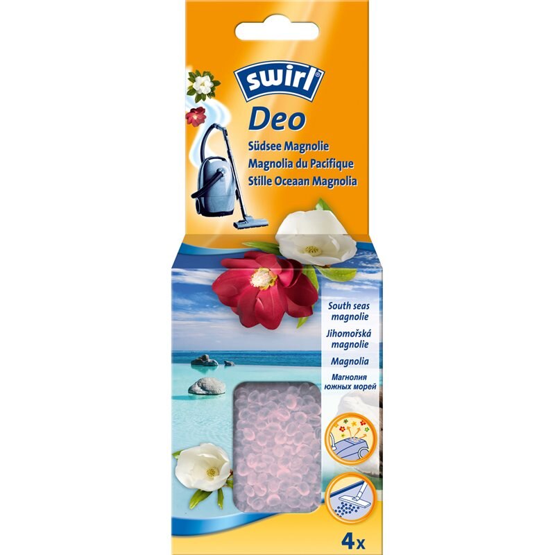 Swirl 4-pack Duftkuler til støvsuger, Magnolia