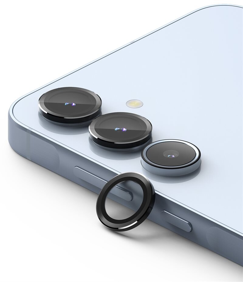Ringke Camera Lens Frame Glass Samsung Galaxy A35 Svart - Kamerabeskytter - Kameralinsedeksel