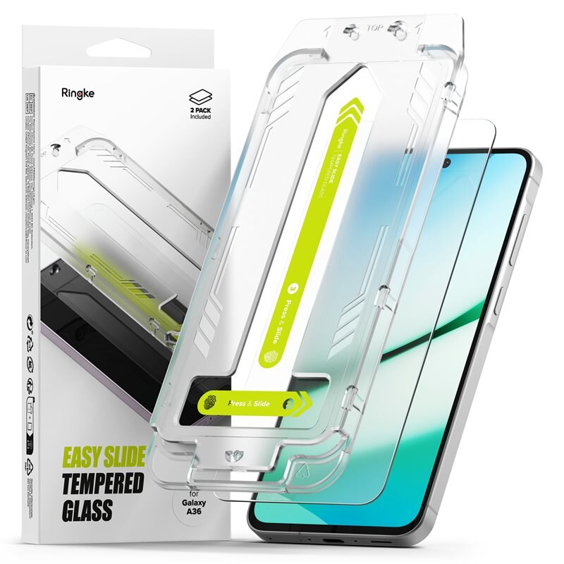 Ringke Easy Slide Glass (2-pack) Samsung Galaxy A36