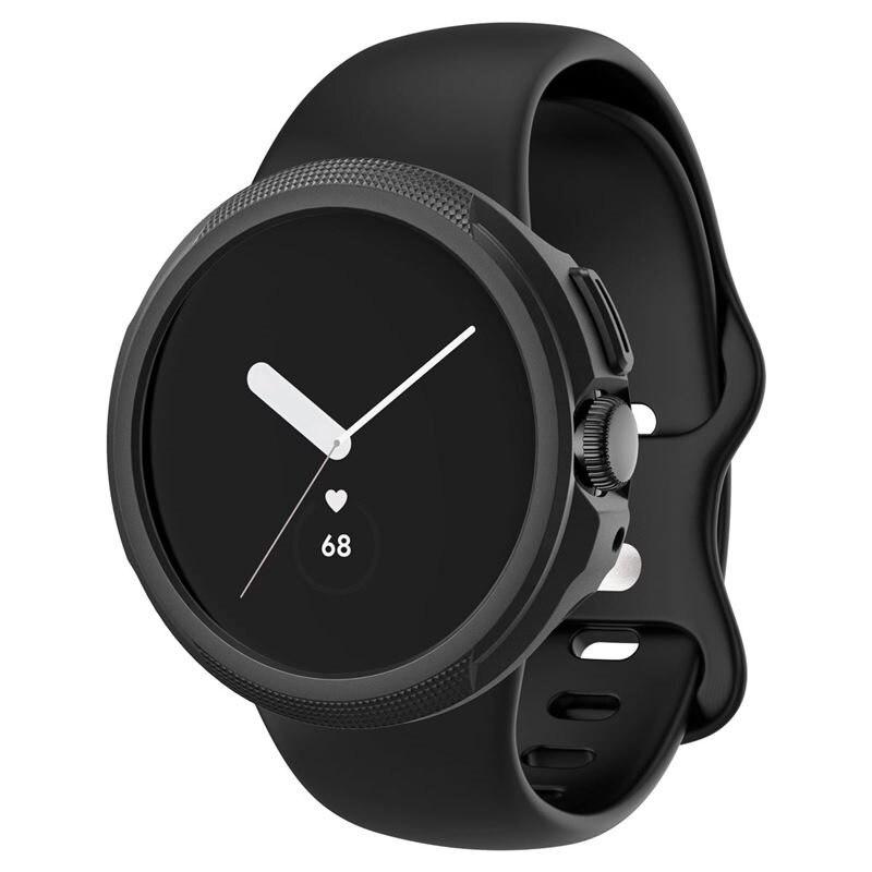 Spigen Google Pixel Watch 3 41mm Deksel Liquid Air Black - Deksel til din smartklokke