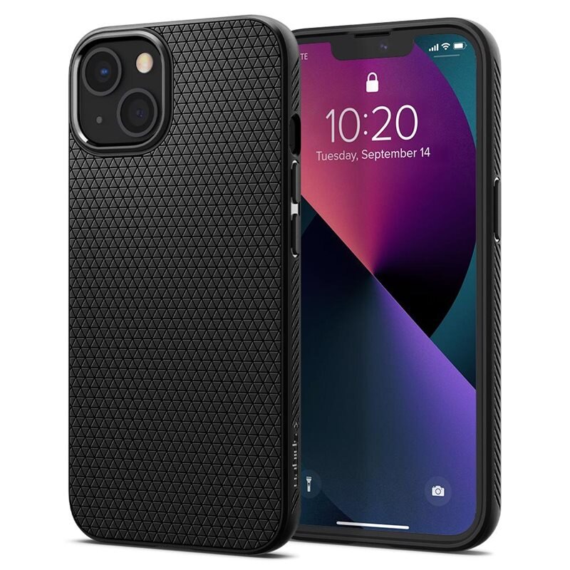 Spigen iPhone 13 Mini Case Liquid Air Black - Mobildeksel