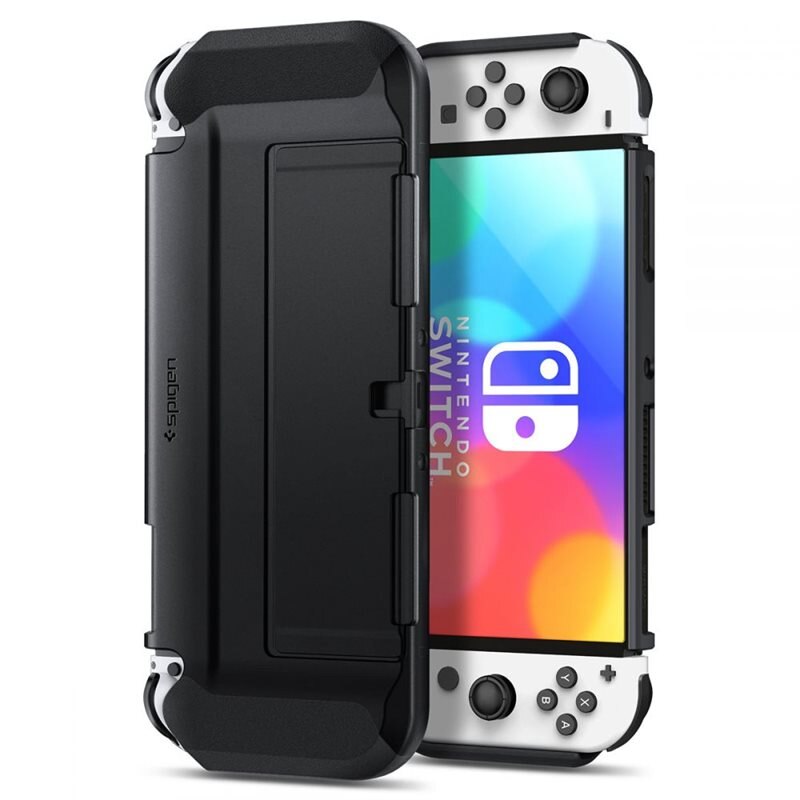 Spigen Nintendo Switch OLED Case Thin Fit Black - Deksel