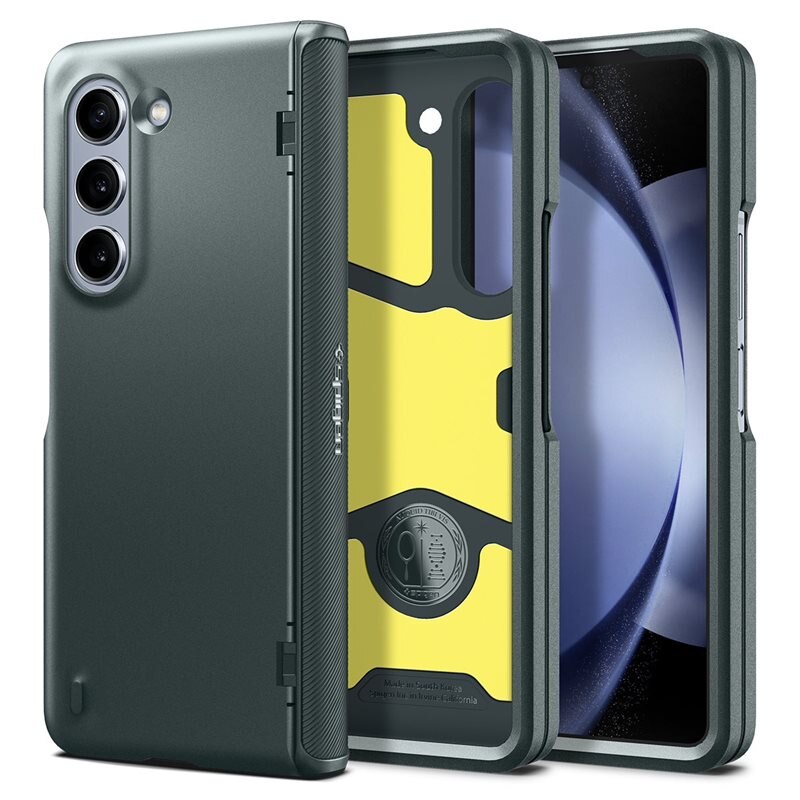 Spigen Galaxy Z Fold 5 Slim Armor Pro Case Abyss Green - Mobildeksel