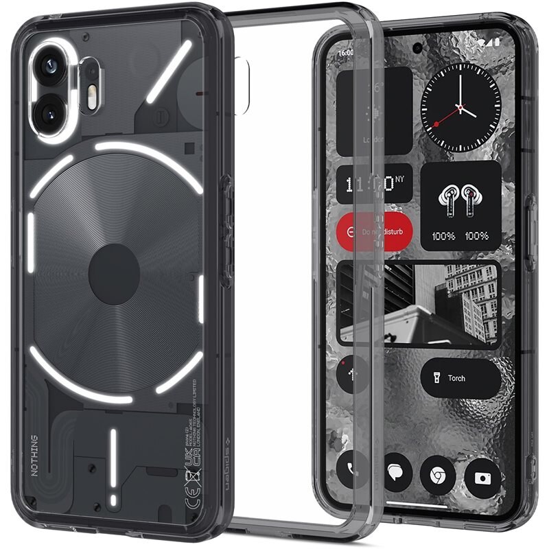 Spigen Nothing Phone 2 Case Ultra Hybrid Space Crystal - Mobildeksel