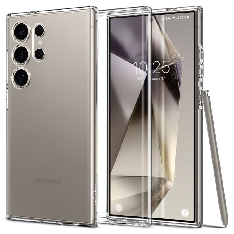 Spigen Samsung Galaxy S24 Ultra Case Liquid Crystal Clear - Stilig, minimalistisk deksel