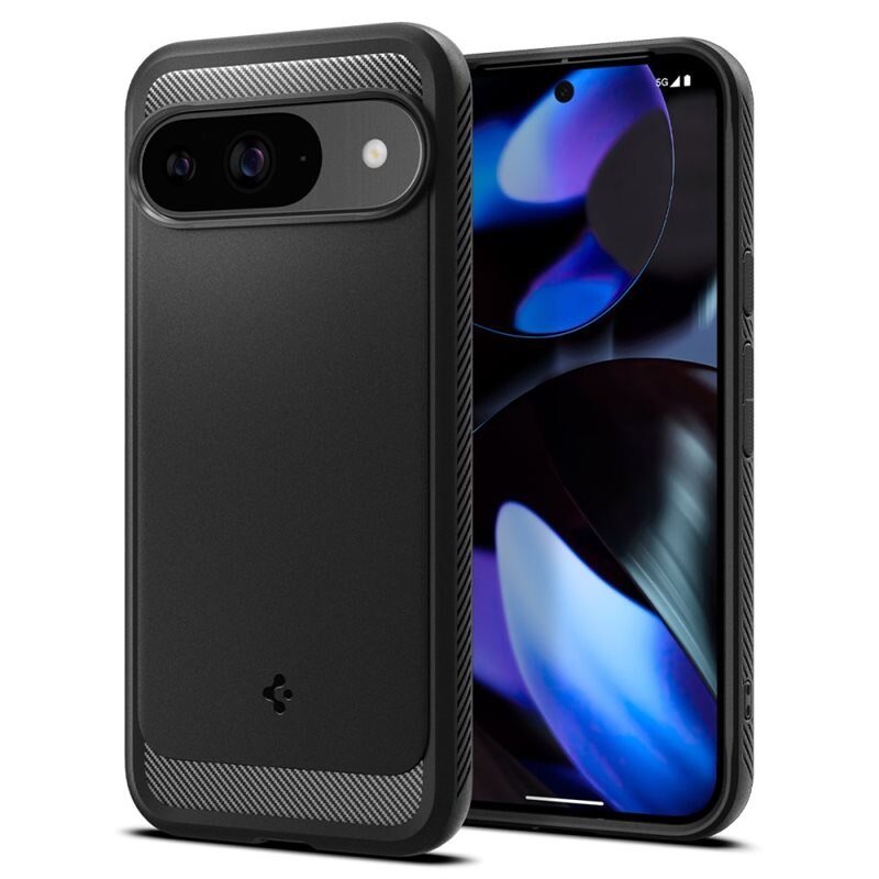 Spigen Google Pixel 9 Case Rugged Armor Black - Kult, støtsikkert deksel