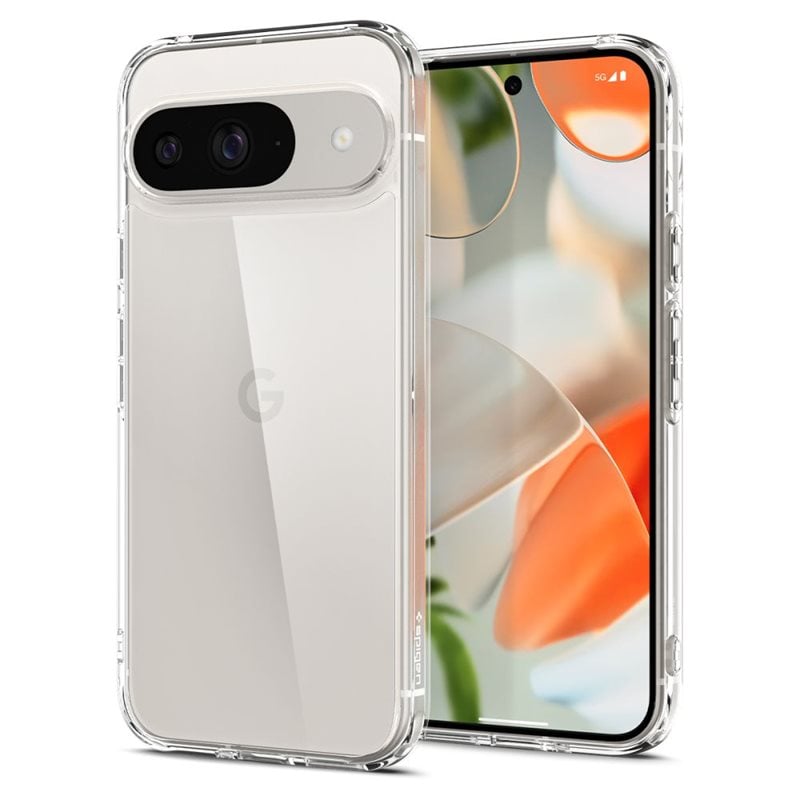 Spigen Google Pixel 9 Pro Case Ultra Hybrid Crystal Clear - Mobildeksel