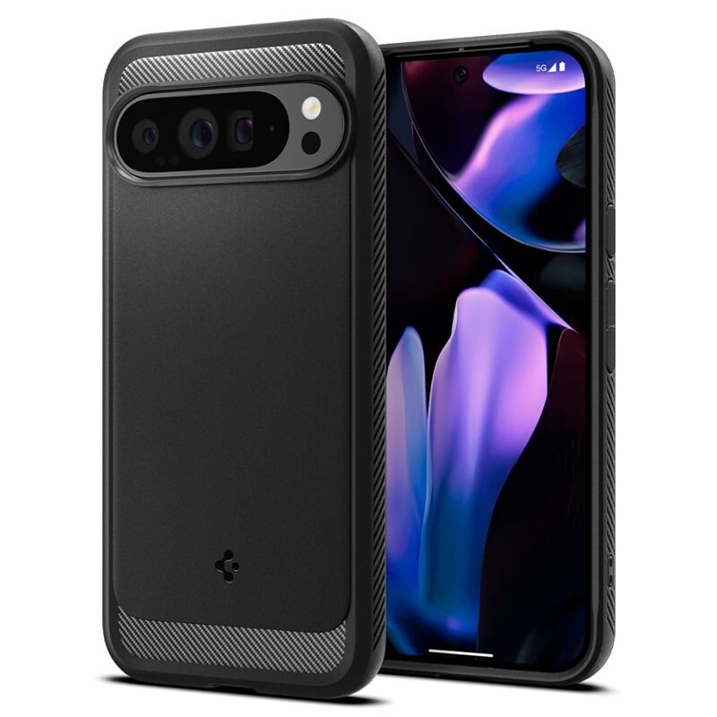 Spigen Google Pixel 9 Pro XL Case Rugged Armor Black - Kult, støtsikkert deksel