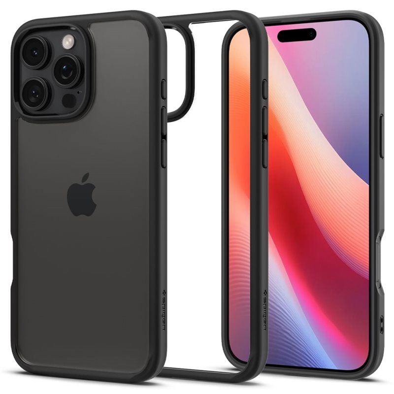 Spigen iPhone 16 Pro Max Case Ultra Hybrid Matte Black - Mobildeksel