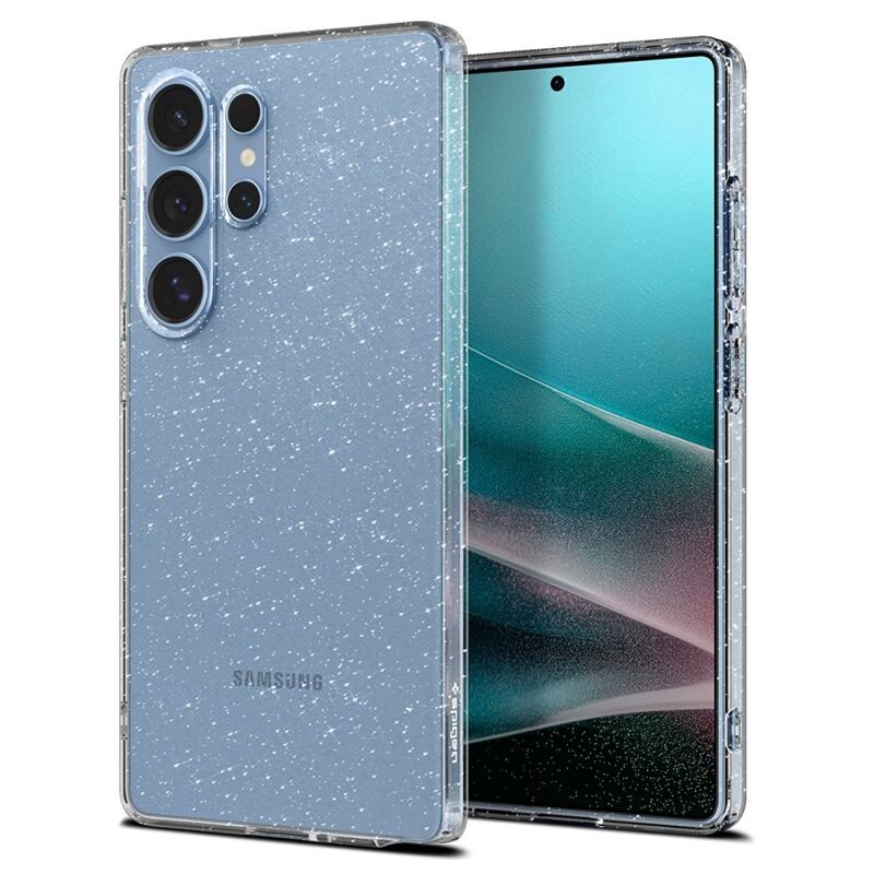 Spigen Samsung Galaxy S25 Ultra Case Liquid Crystal Glitter Clear - Stilig, minimalistisk deksel