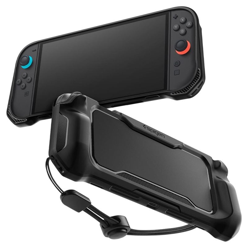 Spigen Nintendo Switch 2 Case Rugged Armor Black - Deksel