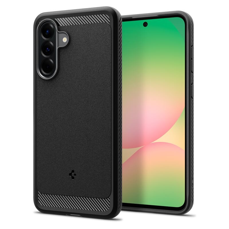 Spigen Samsung Galaxy A56 Case Rugged Armor Black - Kult, støtsikkert deksel
