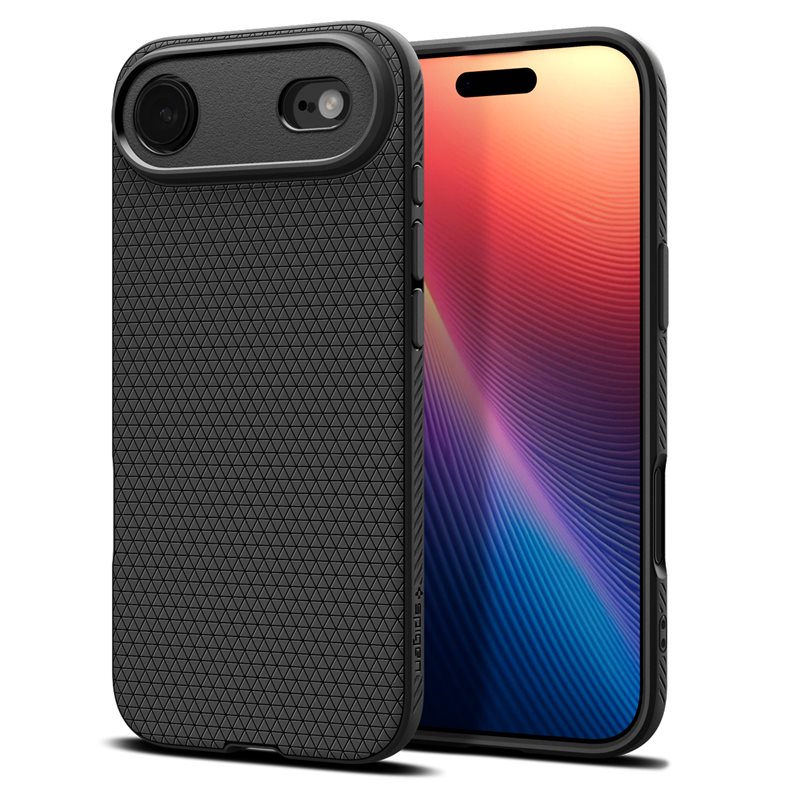 Spigen iPhone Air Case Liquid Air Matte Black - Mobildeksel