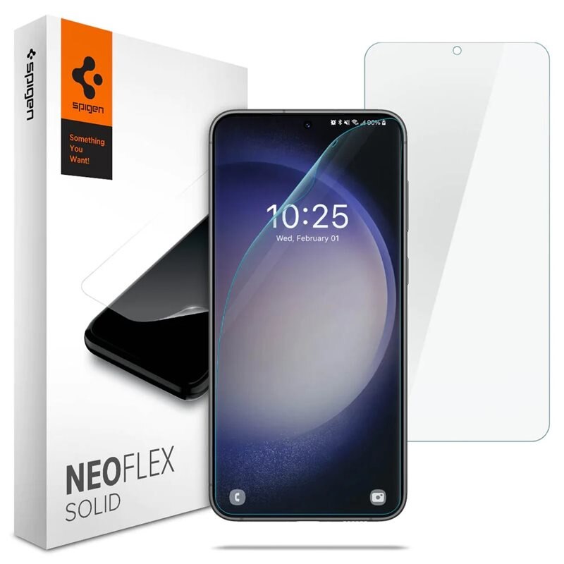 Spigen Samsung Galaxy S23 Screen Protector Neo Flex (2-pack) - Skjermbeskytter - Kant-til-kant beskyttelse