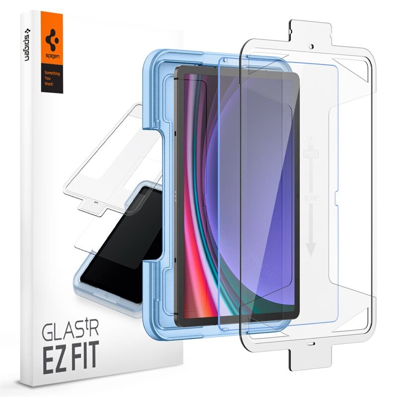 Spigen Samsung Galaxy Tab S9 Screen Protector GLAS.tR EZ Fit - Slitesterk skjermbeskytter til Nettbrett