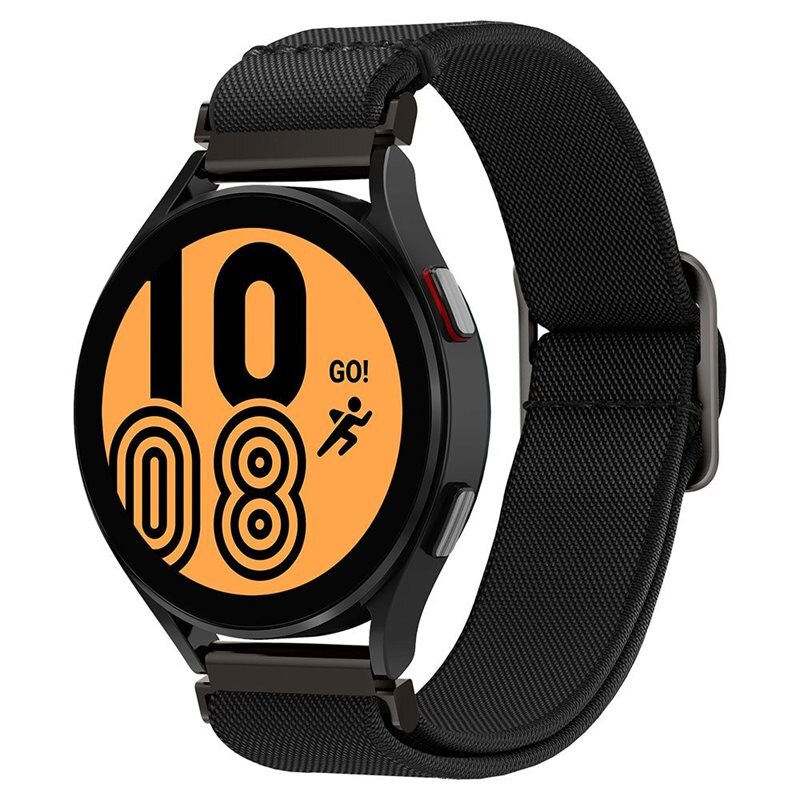 Spigen Fit Lite Samsung Galaxy Watch 4 44mm Black - Klokkereim - Stilig og komfortabelt tilbehør til din smartklokke