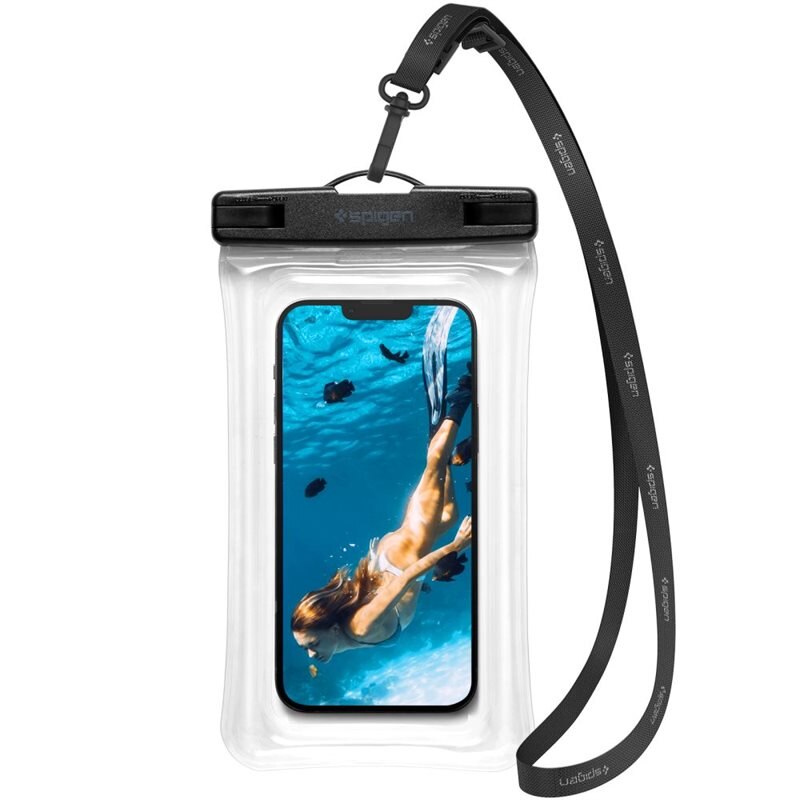 Spigen A610 Universal Waterproof Float Deksel Crystal Clear