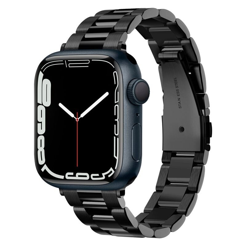 Spigen Apple Watch SE 40mm Modern Fit Metal Band Black - Klokkereim - Stilig og komfortabelt tilbehør til din smartklokke