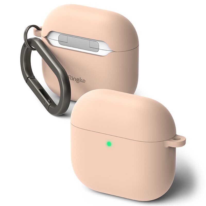 Ringke Silicone Deksel Apple AirPods 4 Pink Sand