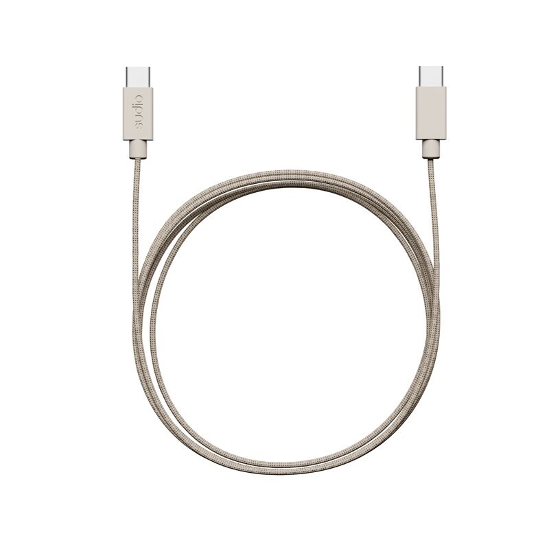 Sudio C1-C Ladekabel USB-C til USB-C-1.8 m Sand